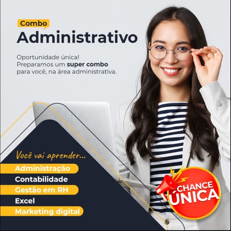 COMBO CURSOS ADMINISTRATIVOS